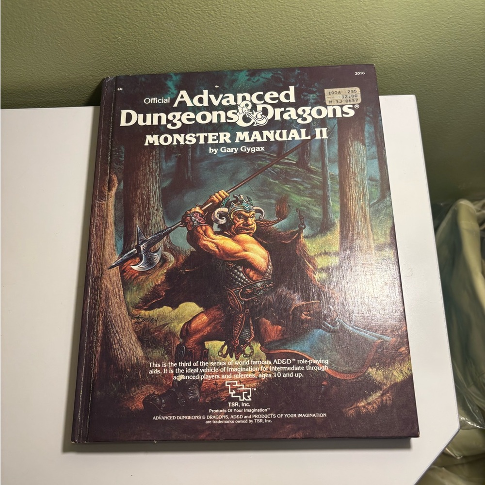 First Edition Advanced Dungeons & Dragons Monster Manual II